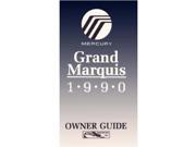 1990 Mercury Grand Marquis Owners Manual User Guide Reference Operator Book