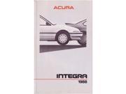 1988 Acura Integra Owners Manual User Guide Reference Operator Book Fuses Fluids
