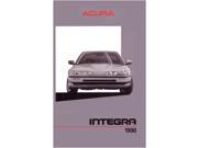 1990 Acura Integra Owners Manual User Guide Reference Operator Book Fuses Fluids