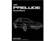 1990 Honda Prelude Shop Service Repair Manual Engine Drivetrain Electrical Book