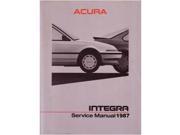 1987 Acura Integra Service Shop Repair Manual Engine Drivetrain Electrical Book