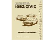 1982 Honda Civic Shop Service Repair Manual Engine Drivetrain Electrical Book