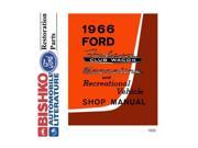 1966 Ford Econoline Shop Service Repair Manual CD Engine Drivetrain Electrical