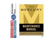 1958 Ford Mercury Shop Service Repair Manual CD Engine Drivetrain Electrical OEM
