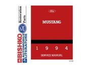 1994 Ford Mustang Shop Service Repair Manual CD Engine Drivetrain Electrical OEM