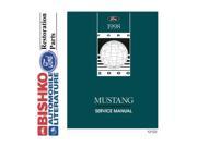 1998 Ford Mustang Shop Service Repair Manual CD Engine Drivetrain Electrical OEM