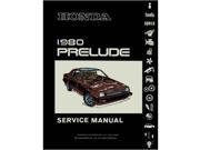 1980 Honda Prelude Shop Service Repair Manual Engine Drivetrain Electrical Book