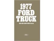1977 Ford Heavy Duty Truck 800 900 8000 9000 Owners Manual Guide Operator Book