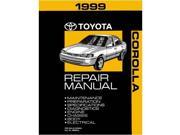 1999 Toyota Corolla Shop Service Repair Manual Book Engine Drivetrain OEM