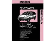 2000 Toyota Sienna Shop Service Repair Manual Book Engine Drivetrain OEM