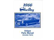 1966 Ford Shelby Mustang Gt350 Unique Parts Numbers Book List Guide Interchange