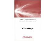 2009 Toyota Camry Owners Manual User Guide Reference Operator Book Fuses Fluids