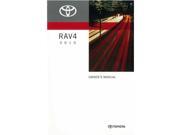 2010 Toyota Rav4 Owners Manual User Guide Reference Operator Book Fuses Fluids