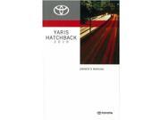 2010 Toyota Yaris Hatchback Owners Manual User Guide Reference Operator Book