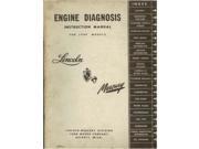 1949 Lincoln Mercury Engine Diagnosis Shop Service Repair Manual Book OEM