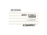 2006 Toyota Camry Owners Manual User Guide Reference Operator Book Fuses Fluids