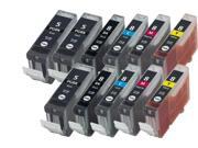 Houseoftoners Compatible Ink Cartridges for Canon PGI5 & CLI8: 11PK (2 Black, 2 Cyan, 2 Magenta, 2 Yellow) Houseoftoners Compatible Ink Cartridges for Canon PGI5 & CLI8: 11PK (2 Black, 2 Cyan, 2 Magenta, 2 Yellow)