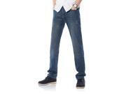 Demon Hunter Men s Straight Leg Blue Jeans DHS8L31 36