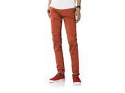 Demon Hunter Men s Slim Fit Orange Red Chino Trousers S9125 28