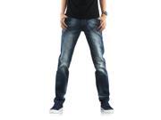 Demon Hunter Men s Slim Fit Dark Blue Jeans S8171 28