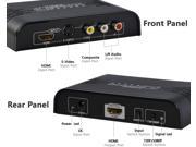 Composite S Video HDMI to HDMI S Video RCA to HDMI Converter Up Scale