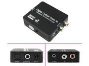 Dolby DTS Digital Optical Coax Toslink to Analog R L RCA Audio Decoder Converter