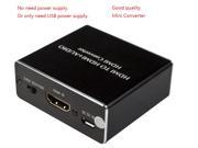 NO need Power Suplly 4K*2K HDMI to HDMI Audio Toslink Optic SPDIF 3.5mm Stereo Extractor Converter Support input up to 15metres AWG26 HDMI standard c