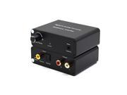 Digital to Analog Audio converter Amplifier Portable Headphone SPDIF Optical or Coaxial digital PCM audio input to analog stereo L R RCA and 3.5mm headphone ou