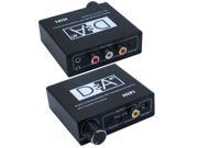 Digital to Analog Audio HiFi Headphone Amplifier Toslink Coaxial Mutual Convert with volume control