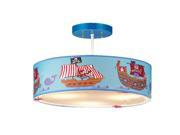 Cartoon Pirate Ship Kid s Room Ceiling Lamps Cute Baby Room Ceiling Light Bedroom Ceiling Lamp