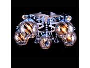 23.6 inch Crystal Glass Living Room Ceiling Lamp Modern Dining Room Led Ceiling Light Bedroom Ceiling Lamps