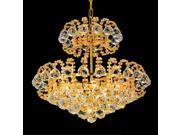 European Golden Crystal Living Room Chandelier Fixtures Luxury Dining Room Pendant Lamps Bedroom Ceiling Lights