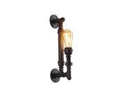 Creative Vintage Pipe Bar Wall Lamp American Village Iron Cafe Wall Lights Hallway Balcony Wall Sconces