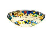 Pastoral Mosaics Children s Room Ceiling Fixtures Colored Glass Bedroom Ceiling Lamp Cute Baby Room Ceiling Light