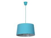 Blue Fabric Bedroom Pendent Light Pastoral Simple Study Room Pendent Lamp Dining Room Kitchen Balcony Pendent Lamps