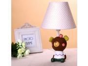 Creative Cute Fabric Ears Baby Room Mini Desk Lamp Cartoon Bear Rabbit Monkey Kids Room Desk Light Children Bedroom Table Lamps