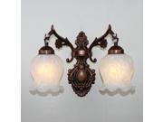 Red Bronze Vintage Dining Room Wall Lamp European Iron Living Room Study Room Wall Lamp Bedroom Bedaides Wall Lamps