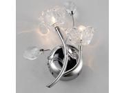 Crystal Flowers Living Room Wall Lamp Fashion Cute Bedsides Wall Lights Balcony Stairs Corridor Wall Sconces