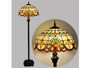 Baroque Tiffany Living Room Floor Lamp Vintage Bedroom Bedsides Floor Lamps Study Room Floor Light