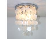 Natural Shell Crystal Bedroom Ceiling Lamps Creative Kitchen Washroom Ceiling Light Balcony Corridor Stairs Ceiling Lamp