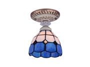 Tiffany Glass Hallway Corridor Ceiling Lamp Fixtures European Entrance Foyer Ceiling Pendant Lights Kitchen Balcony Ceiling Light