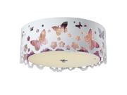 Romantic Butterfly Princess Room Ceiling Lamp Cute 24W LED Kid s Room Ceiling Lamps Bedroom Ceiling Lights