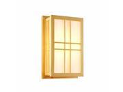Simple Wooden Hallway Balcony Wall Sconces Pastoral Bedroom Bedsides Wall Lamps Study Room Wall Light