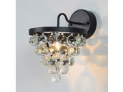 Vintage Iron Crystal Ball Bedsides Wall Lamp Corridor Wall Light Balcony Wall Lights Living Room Wall Sconces