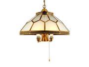 22 Inches Copper Glass Dining Room Pendant Lamp European Classic Study Room Pendant Lamps Bedroom Pendant Light Chandelier
