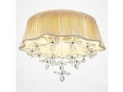 LED K9 Crystal Bedroom Ceiling Light Fabric Living Room Ceiling Lamps Children s Room Ceiling Lamp Fixtures