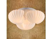 Creative Children s Room Glass Conch Ceiling Light Fixtures Fashion Study Room Bedroom Living Room Ceiling Lamps
