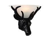 European Vintage Deer Head Hallway Wall Light Creative Living Room Study Room Wall Lamp Hotel Project Wall Sconces