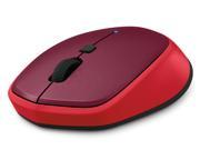 Logitech M336 Bluetooth 3.0 1000 dpi 4 Programable Buttons Tilt Wheel Optical Wireless Mouse Red Blue Black Gray