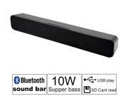 Besteye G 807 10W HIFI Bluetooth Sound Bar Speaker 2.0 Channel Portable Stereo Speakers Wireless Sound Bar for Iphone Samsung PC MP3 MP4 TV Speaker